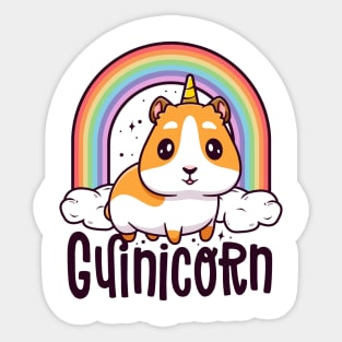 Guinicorn Funny Guinea Pig Shirts For Kids Boy Girl Unicorn Sticker